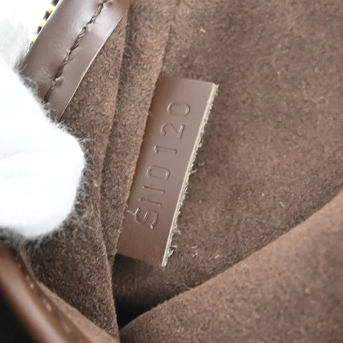 Louis Vuitton Pochette Saint Louis Damier, Brown, Canvas, Clutch