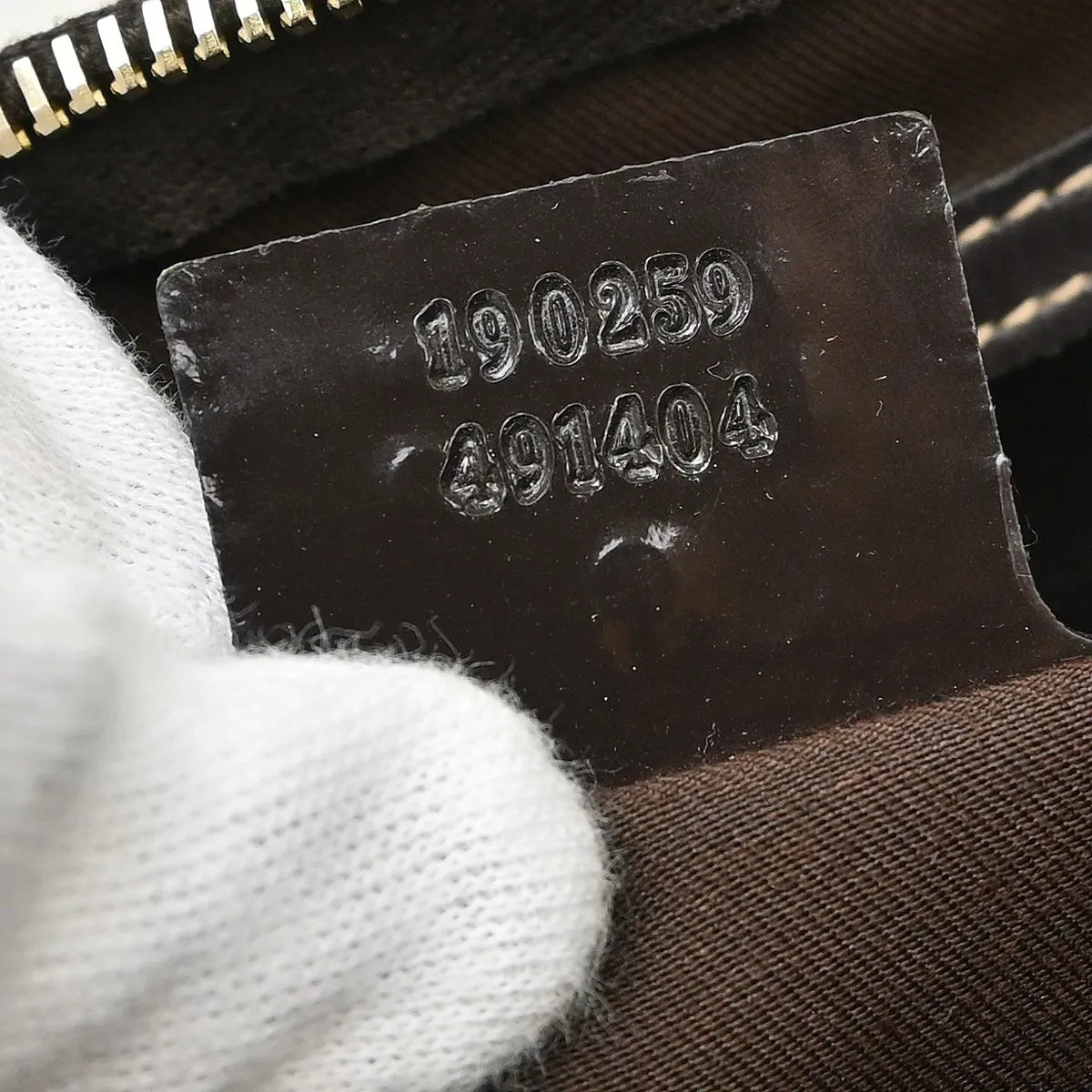 Gucci Plus Zip Tote GG Coated Canvas, Brown, Canvas, Handbag
