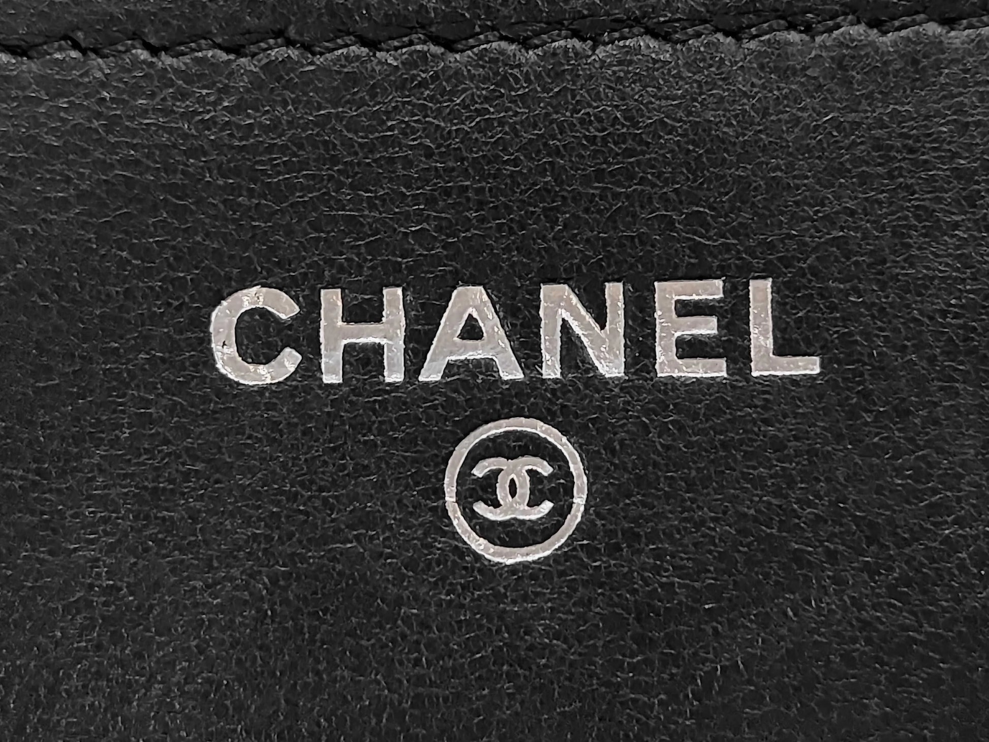 Chanel Sweet Camellia Wallet on Chain Quilted Lambskin, Black, Leather, Shoulder Bag