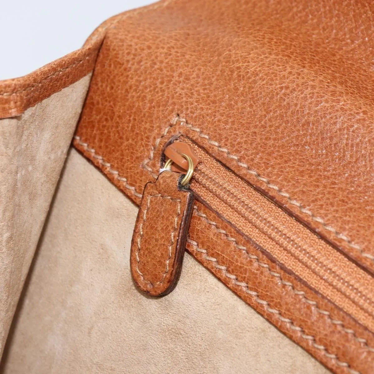 Gucci Vintage clutch Leather, Brown, Leather, Clutch