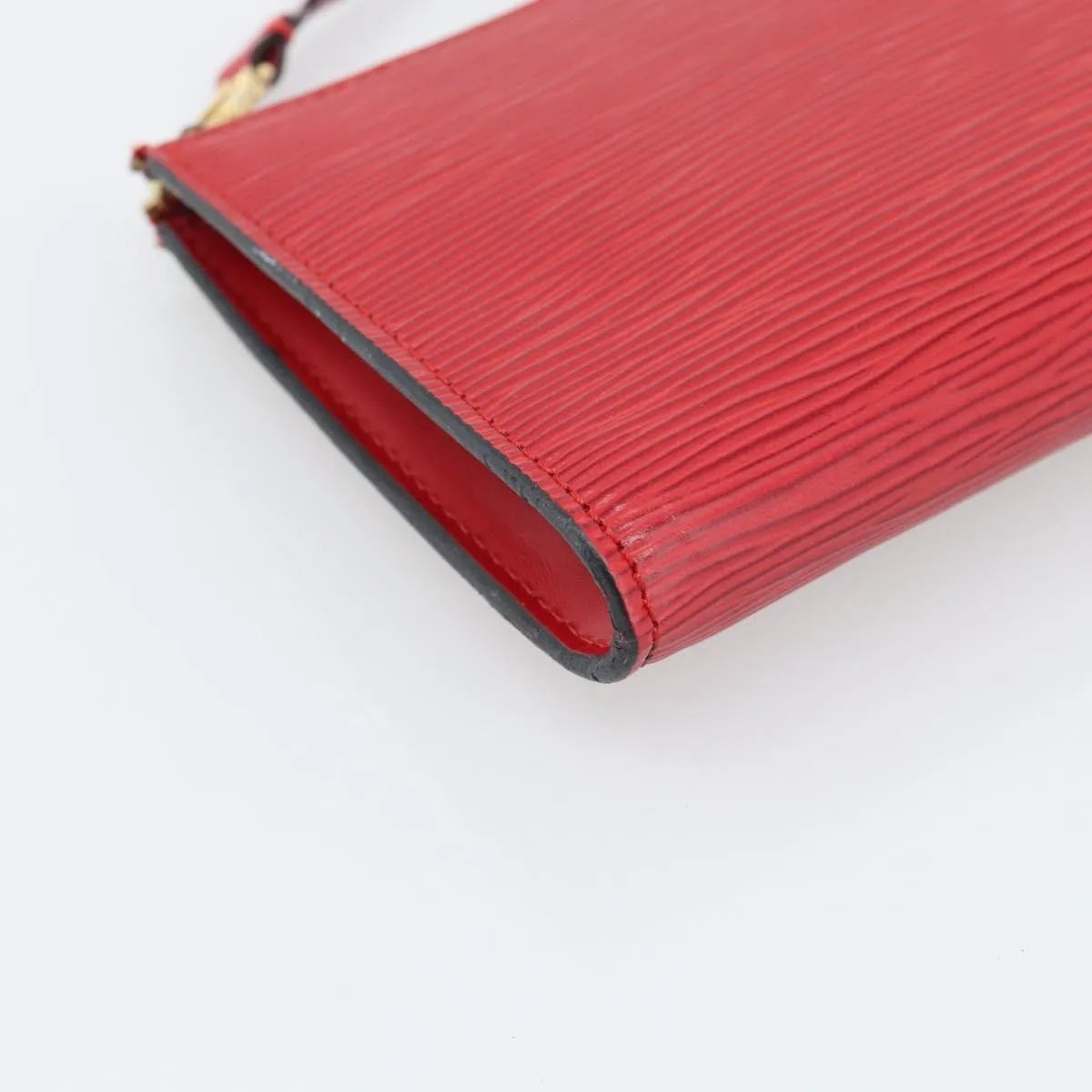Louis Vuitton Pochette Accessoires Epi, Red, Leather, Clutch