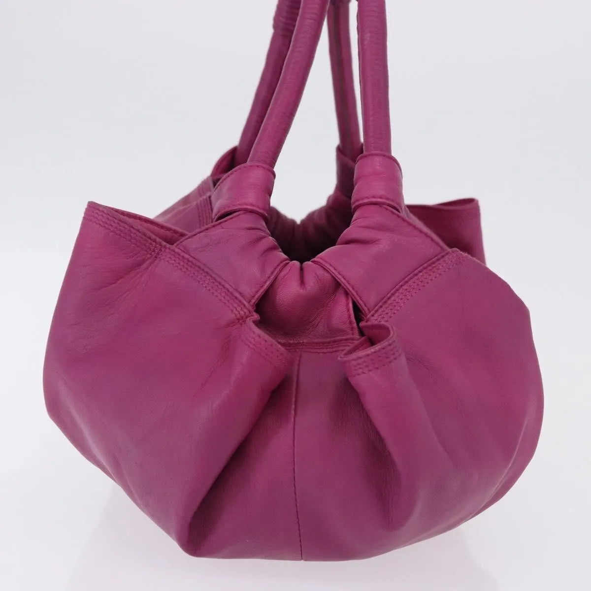 Loewe Anagram Logo Nappa Aire Hand Leather, Pink, Leather, Handbag