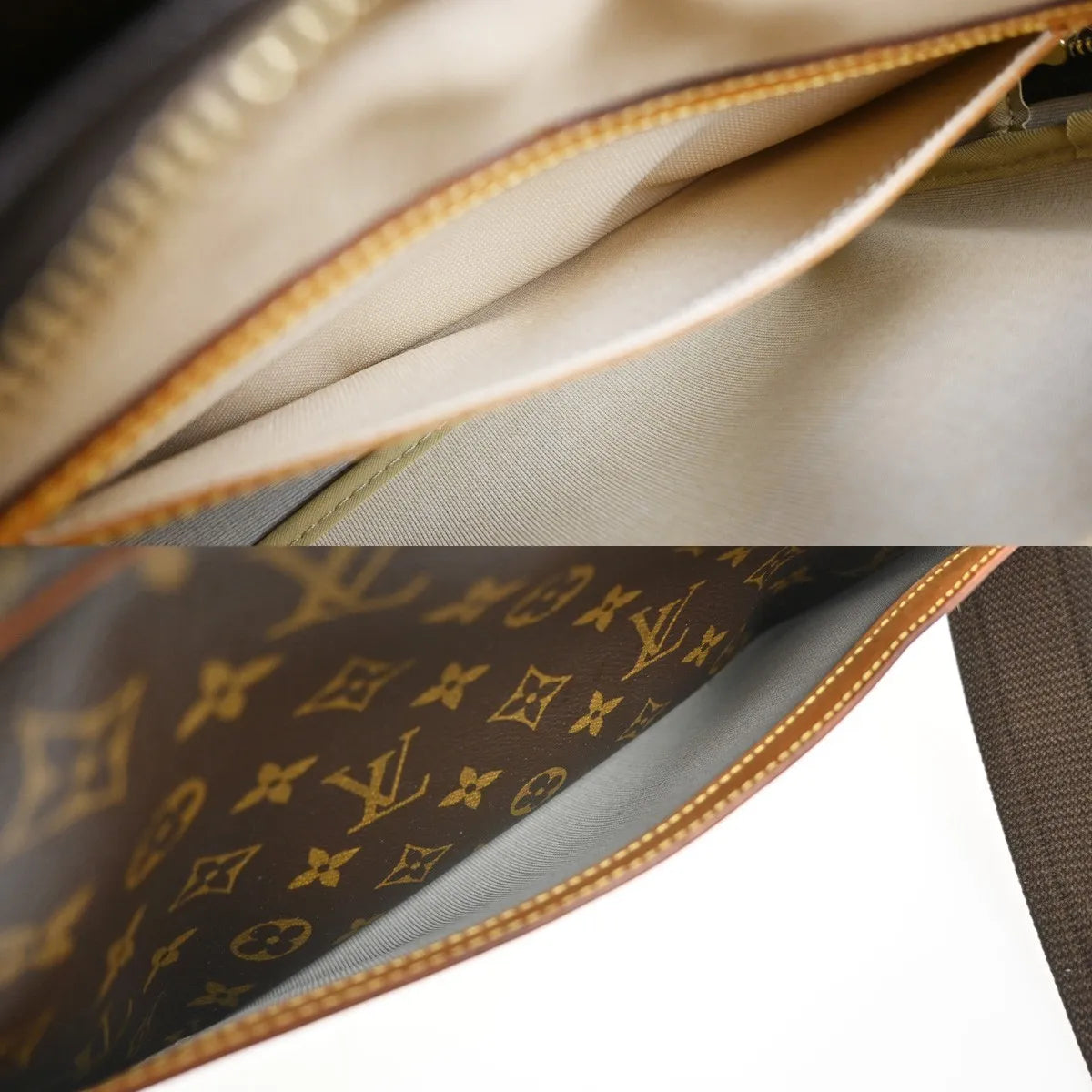 Louis Vuitton Reporter Monogram Canvas, Brown, Leather, Shoulder Bag