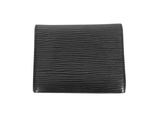 Louis Vuitton Iris Wallet NM Epi, Black, Leather, Wallet