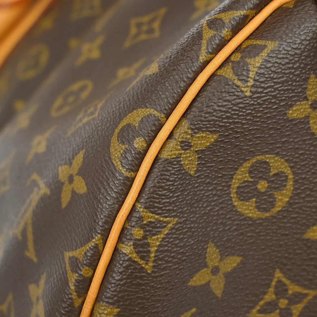 Louis Vuitton Barrel Keepall Fleur Monogram Vernis, Brown, Canvas, Handbag