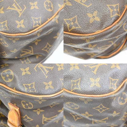 Louis Vuitton Saumur Monogram, Brown, Leather, Shoulder Bag