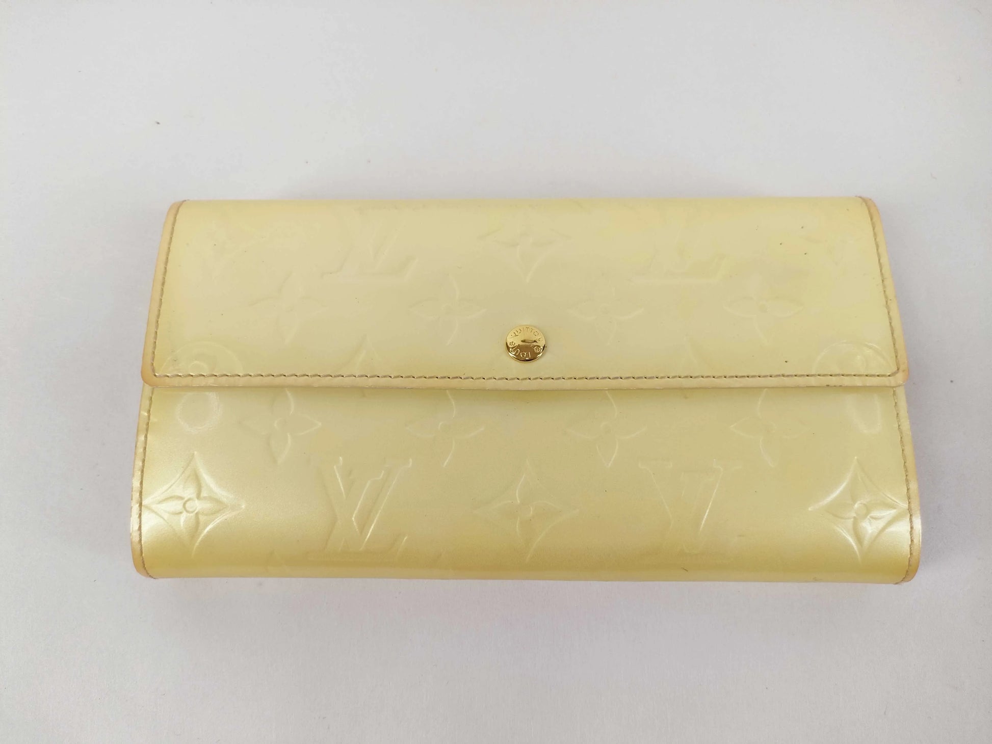 Louis Vuitton Vintage Sarah Patent leather, Red, Patent Leather, Wallet