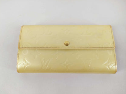 Louis Vuitton Vintage Sarah Patent leather, Red, Patent Leather, Wallet