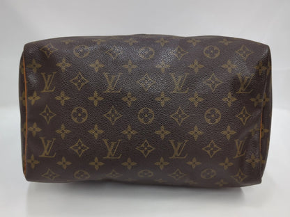 Louis Vuitton Speedy Monogram Canvas, Brown, Canvas, Handbag