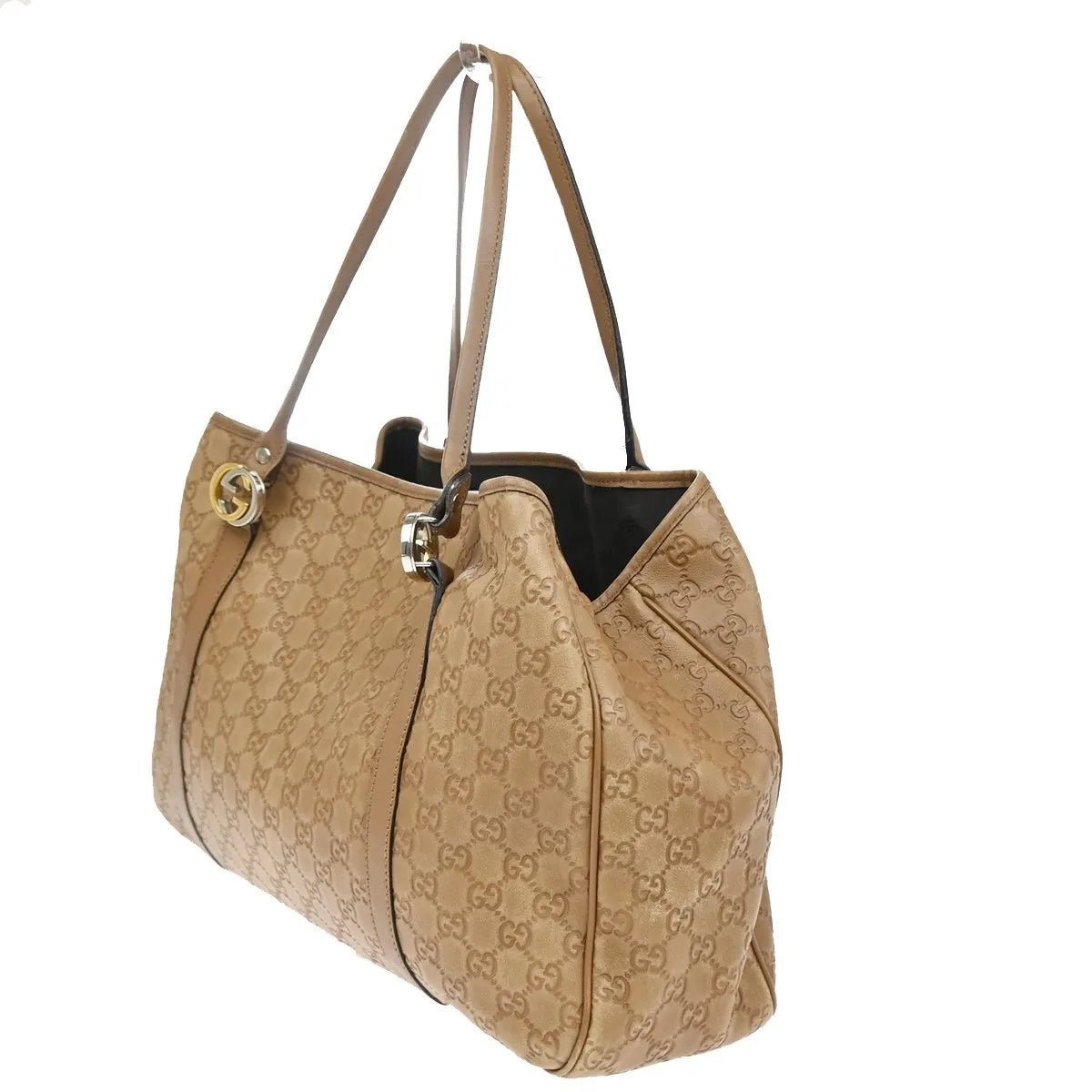 Gucci Twins Tote Guccissima Leather, Brown, Leather, Tote Bag
