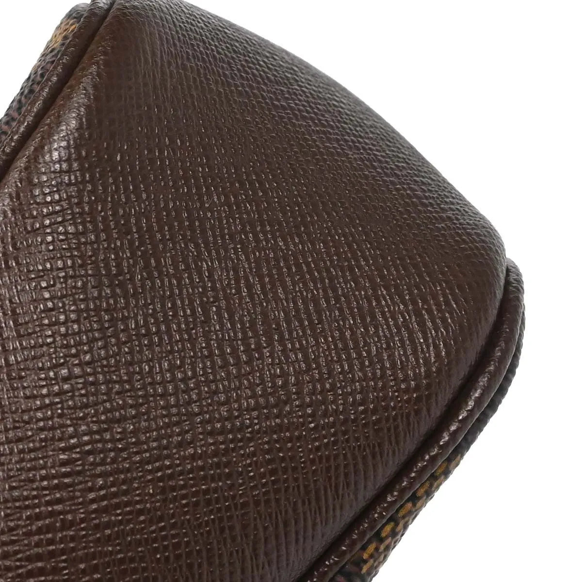 Louis Vuitton Trousse Make Up Damier, Brown, Canvas, Clutch