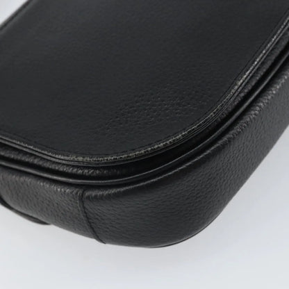 Burberry Vintage Leather, Black, Leather, Shoulder Bag