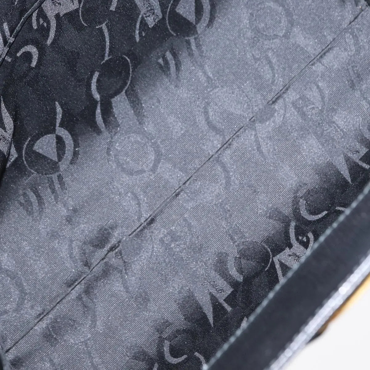 Salvatore Ferragamo Vintage Vara Bow Tote Lizard Embossed Leather, Black, Leather, Tote Bag