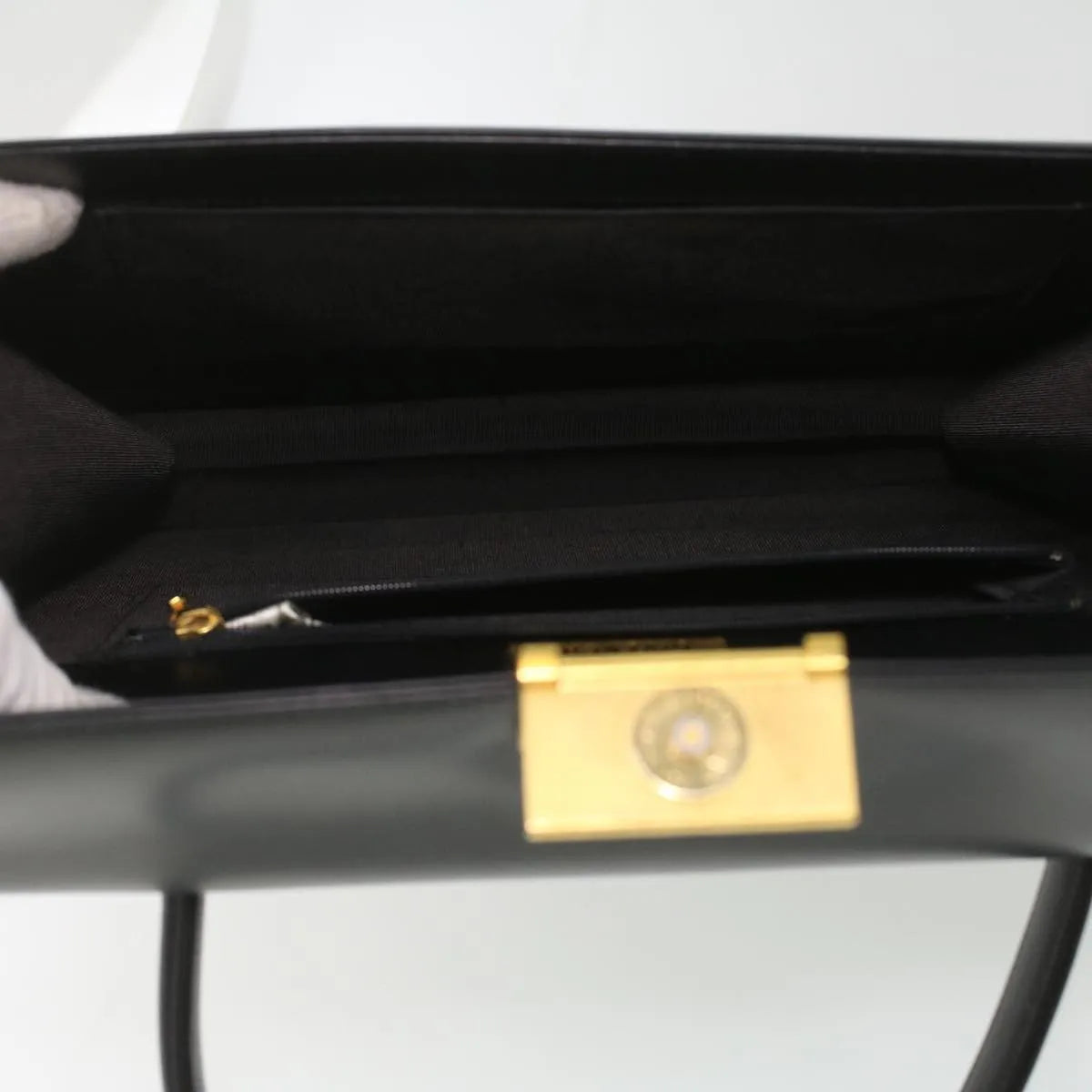 Givenchy Vintage 4G Leather, Black, Leather, Handbag