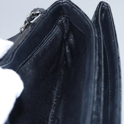 Chanel Camellia No.5 Chain Flap Velvet, Black, Velvet, Shoulder Bag