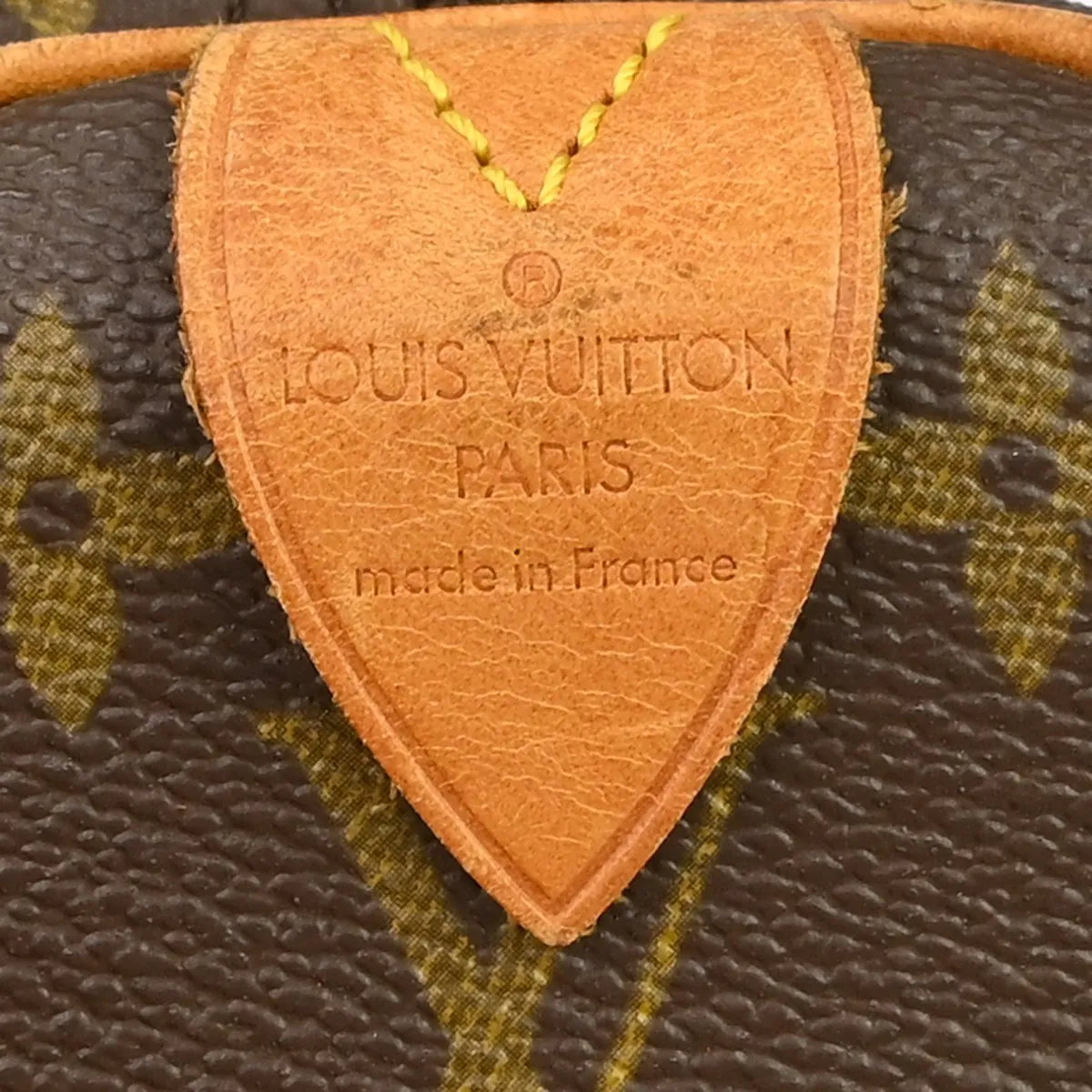 Louis Vuitton Keepall Monogram, Brown, Canvas, Travel Bag