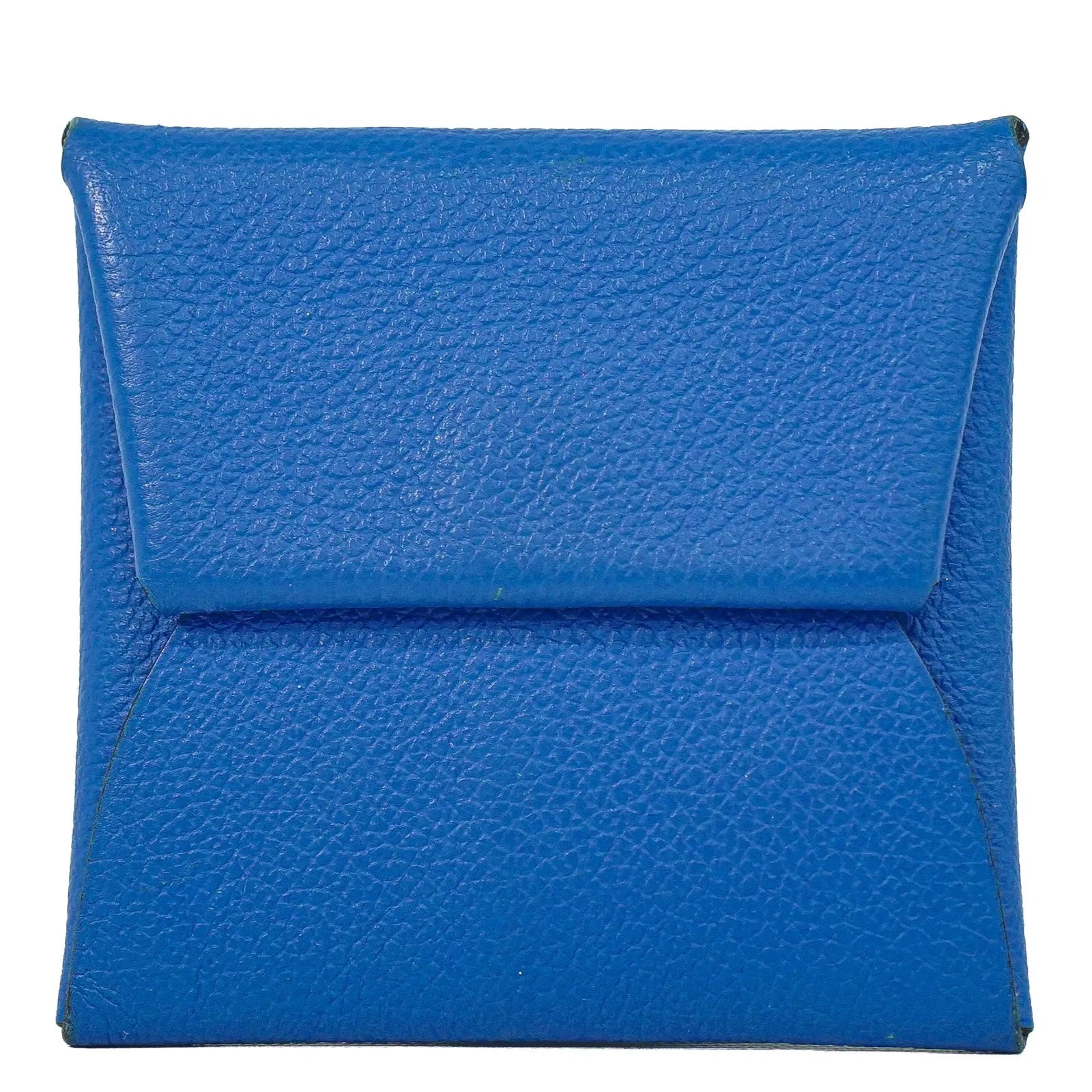 Hermes Bastia Coin Purse Leather, Blue, Leather, Wallet
