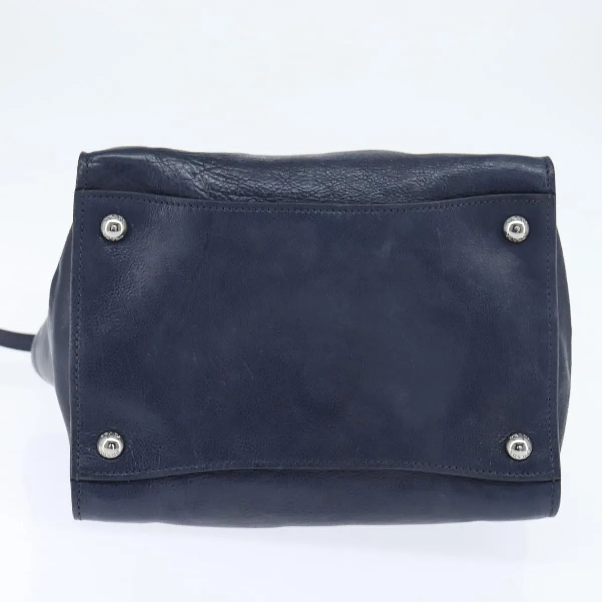 Prada Vintage Leather, Navy, Leather, Handbag