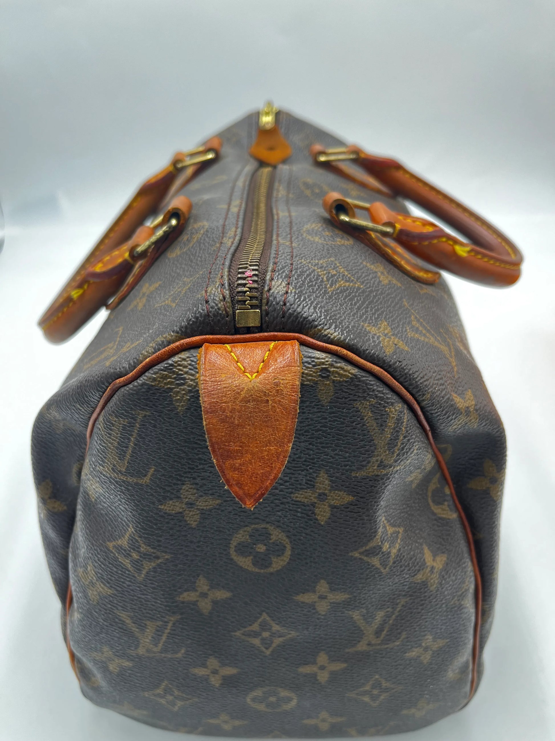 Louis Vuitton Speedy Monogram Canvas, Brown, Canvas, Handbag