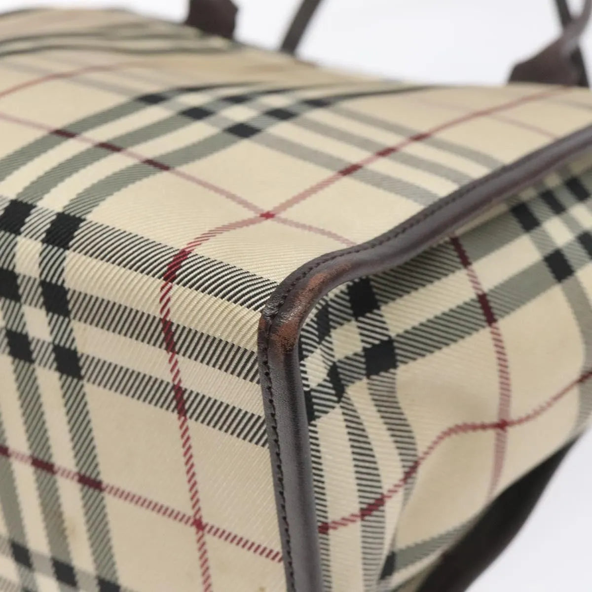 Burberry Nova Check Nylon, Beige, Nylon, Handbag