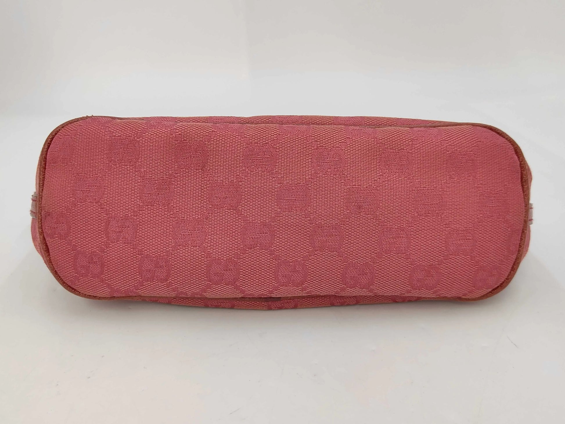 Gucci D-Ring Shoulder Bag (Outlet) GG Canvas, Pink, Canvas, Shoulder Bag