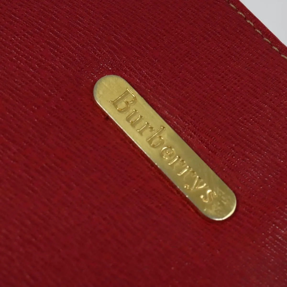 Burberry Vintage Leather, Red, Leather, Shoulder Bag