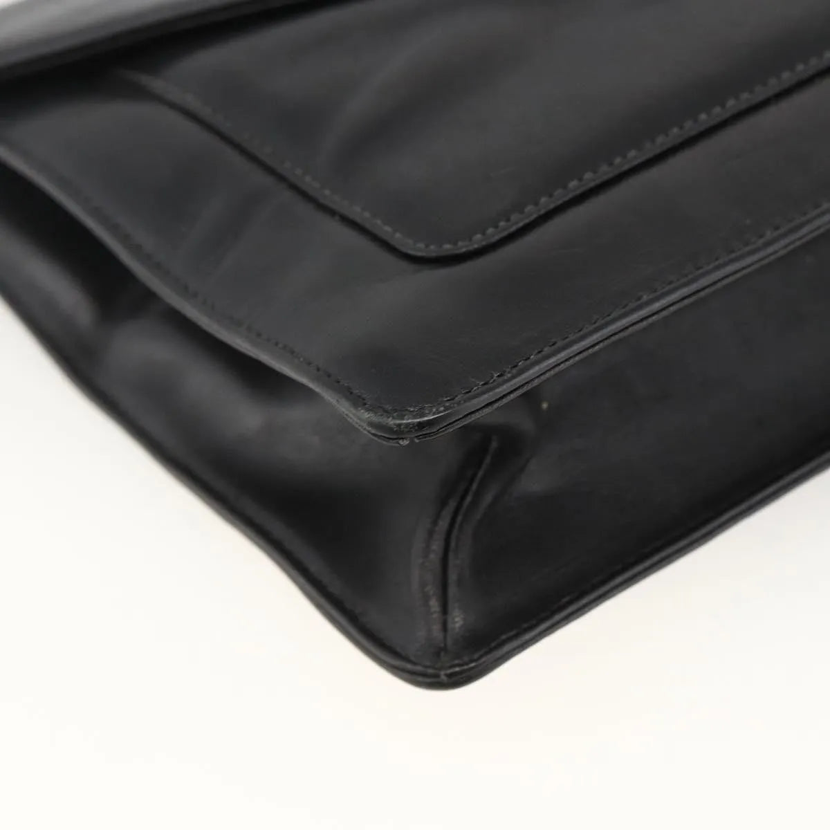 Givenchy Vintage 4G Leather, Black, Leather, Shoulder Bag