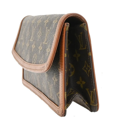 Louis Vuitton Dame Pochette Monogram Canvas, Brown, Canvas, Clutch