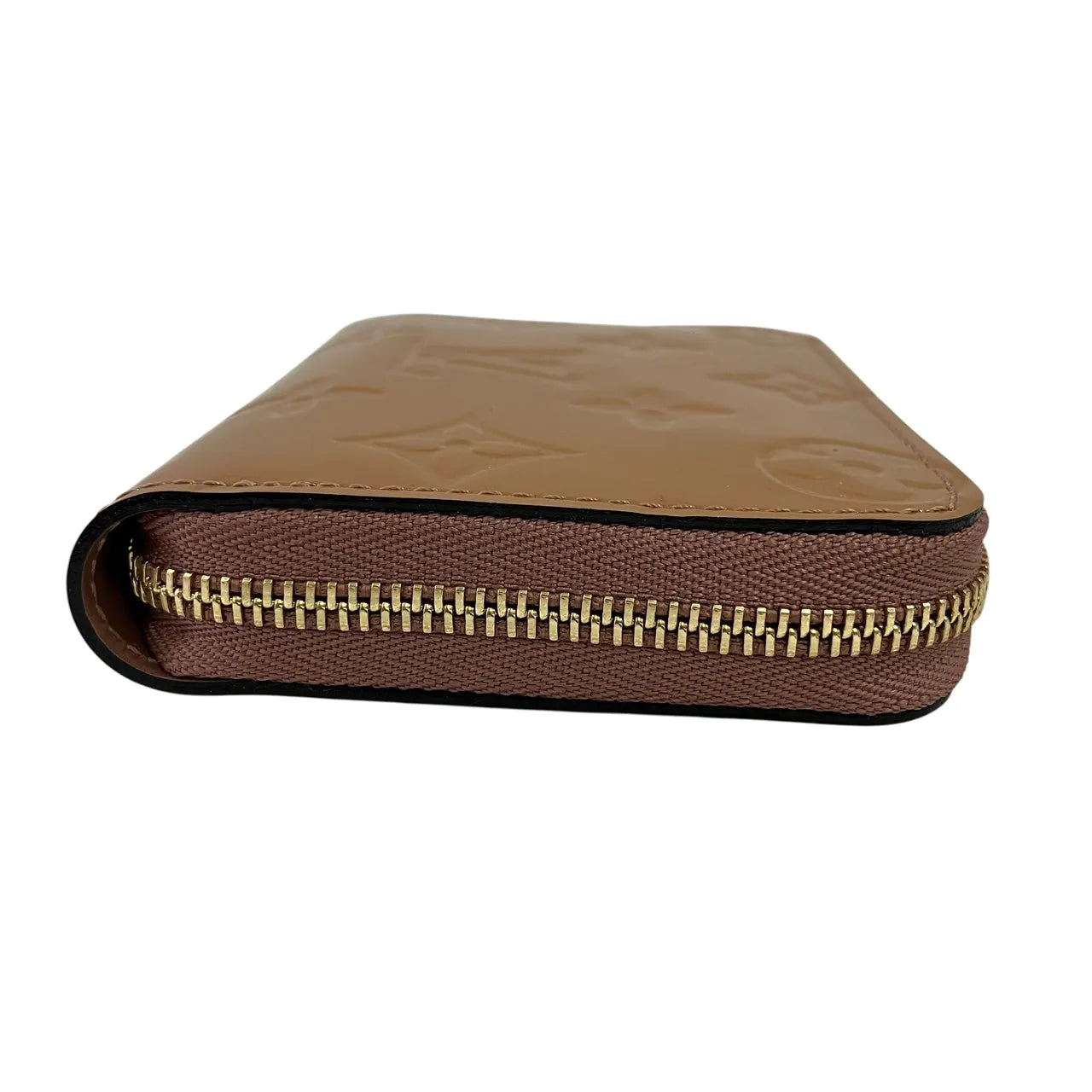 Louis Vuitton Zip Coin Purse Epi Leather, Brown, Patent Leather, Wallet