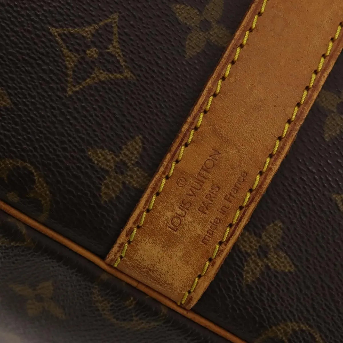 Louis Vuitton Keepall Bandoulière Canvas, Brown, Canvas, Travel Bag