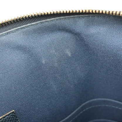 Louis Vuitton Grigori Tote Taiga Leather, Blue, Leather, Tote Bag