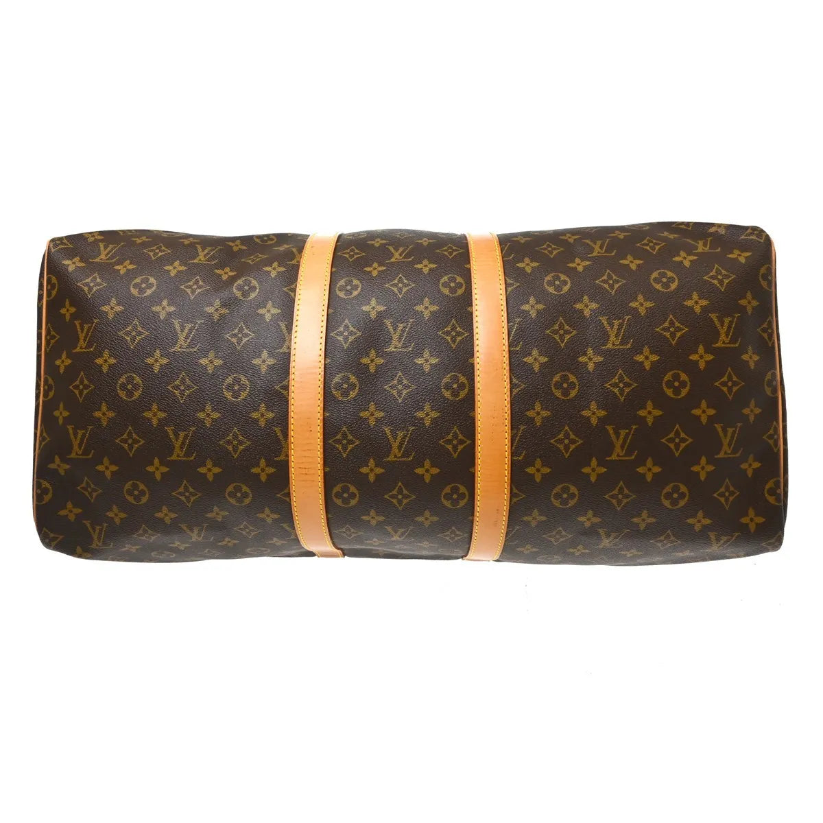 Louis Vuitton Keepall Monogram, Brown, Canvas, Travel Bag