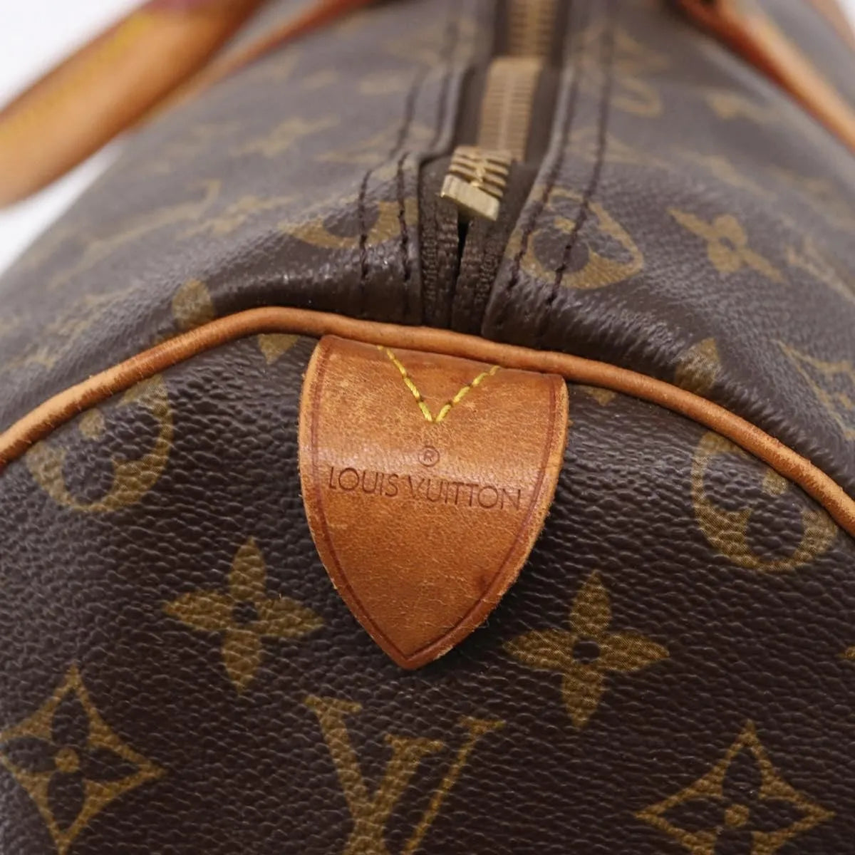 Louis Vuitton Keepall Monogram, Brown, Canvas, Travel Bag