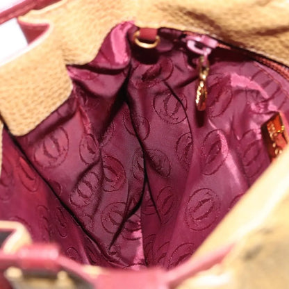 Cartier Tasseled Must de Cartier Leather, Brown, Leather, Shoulder Bag