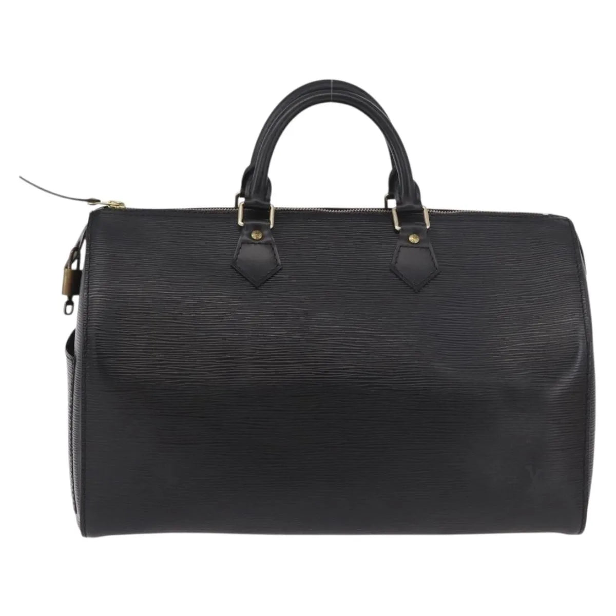 Louis Vuitton Speedy Epi Leather, Black, Leather, Handbag