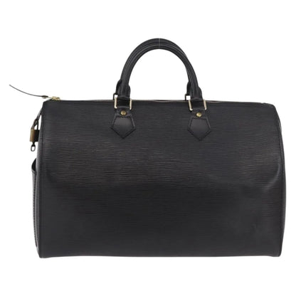 Louis Vuitton Speedy Epi Leather, Black, Leather, Handbag