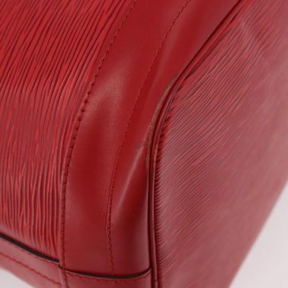 Louis Vuitton Noe Epi Leather, Red, Leather, Shoulder Bag