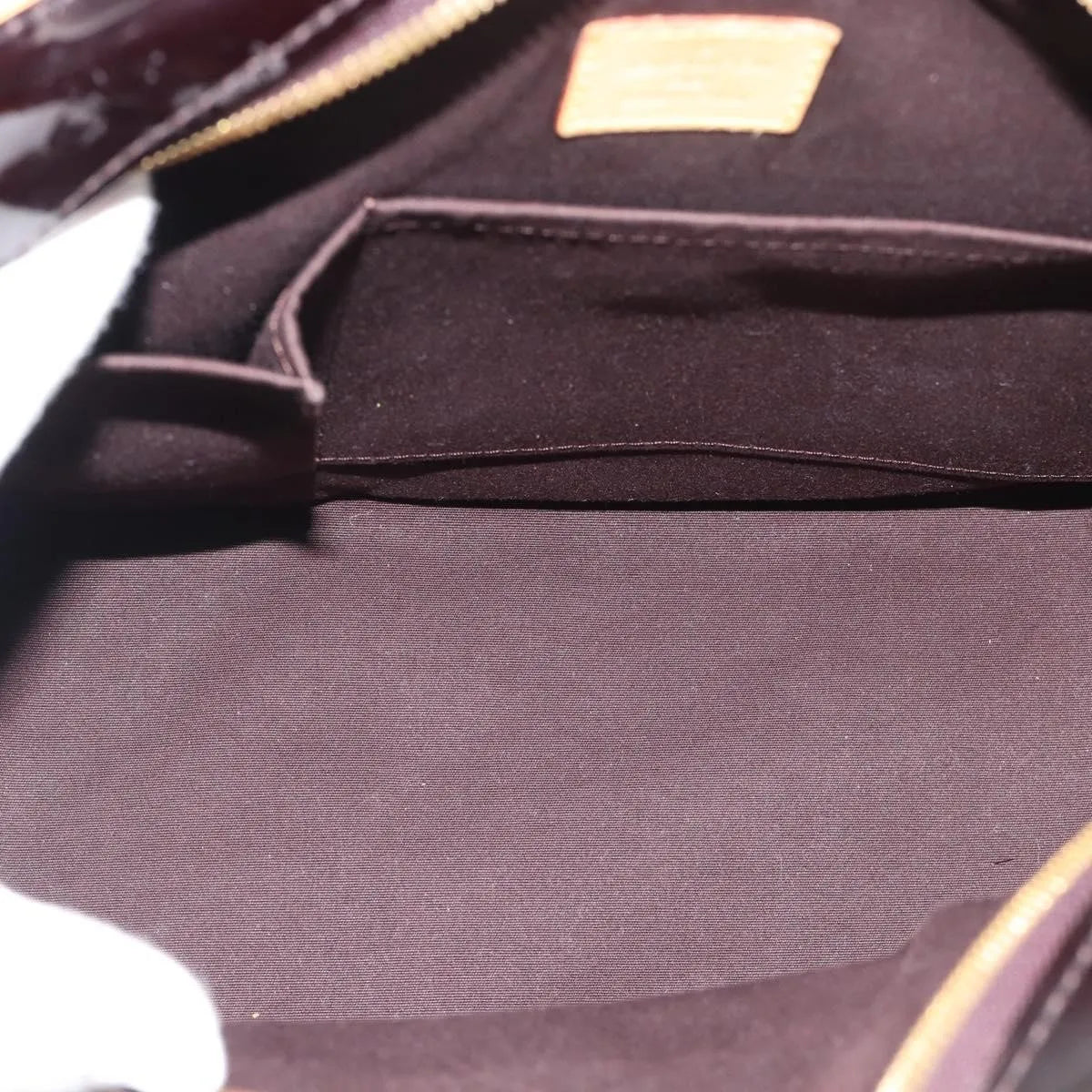Louis Vuitton Summit Drive Monogram Vernis, Black, Patent Leather, Handbag