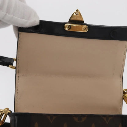 Louis Vuitton Vertical Trunk Pochette Monogram Canvas, Brown, Canvas, Clutch