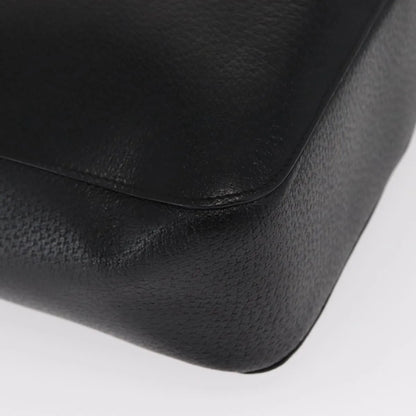 Gucci Vintage Bamboo Handle Tote Leather, Black, Leather, Tote Bag