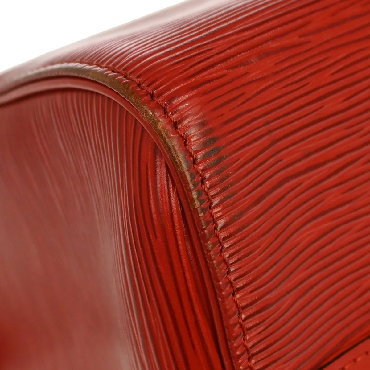 Louis Vuitton Speedy Epi, Red, Leather, Handbag
