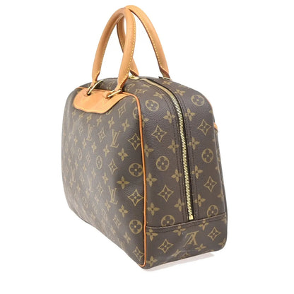 Louis Vuitton Deauville Monogram, Brown, Canvas, Handbag