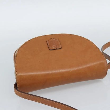Celine Vintage Macadam Canvas and Leather, Beige, Canvas, Shoulder Bag