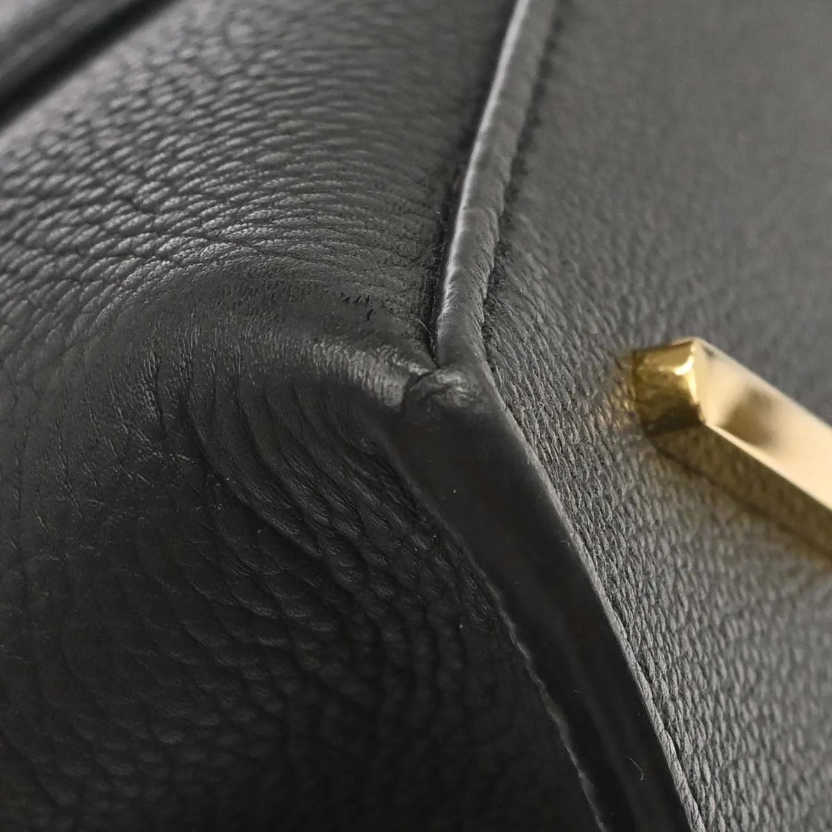 Loewe Gate Tote Leather, Black, Leather, Tote Bag