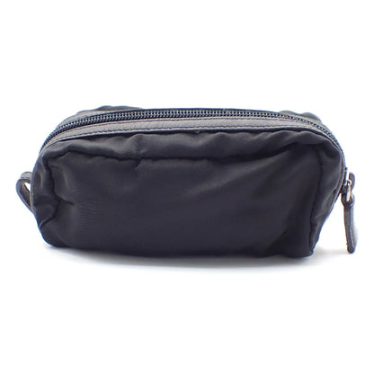 Prada Padded Zip Belt Tessuto, Black, Nylon, Clutch