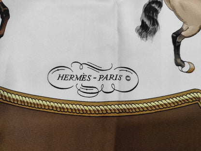 Hermes Carré 90 Silk multicolor, Multicolour, Silk, Scarf