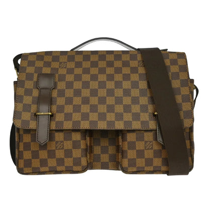 Louis Vuitton Broadway Damier, Brown, Canvas, Handbag