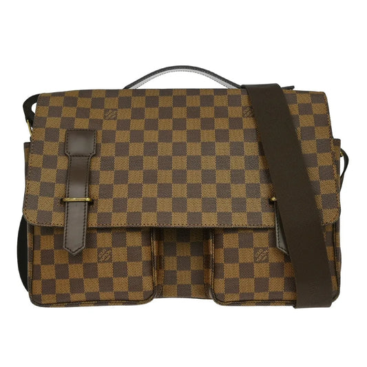 Louis Vuitton Broadway Damier, Brown, Canvas, Handbag