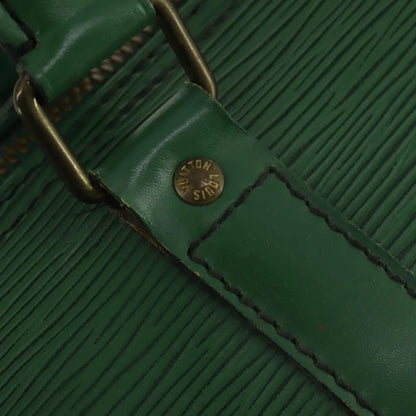Louis Vuitton Keepall Epi Leather, Green, Leather, Travel Bag