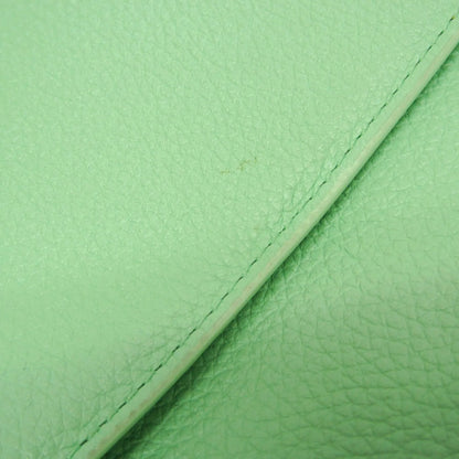 Bottega Veneta Mount Leather, Green, Leather, Shoulder Bag